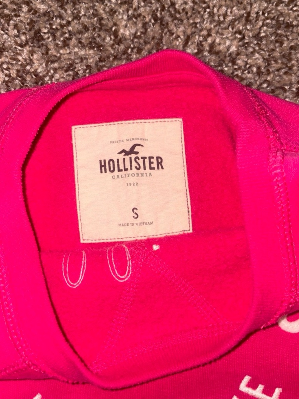 Hollister Women's Pink Wave Rescue Long Sleeve Top - Picture 2 of 3